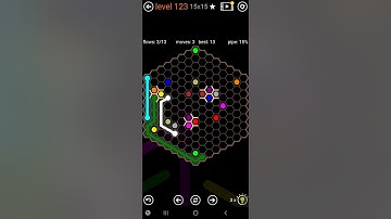 How To Solve Flow Free Hexes Flower Field Pack Level 123 15x15 Walk Through Solution Walkthrough
