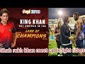 Shahrukh khan meet cpl team trinbago knight riders team mates #cpl2019 #shahrukhkhan #bravo