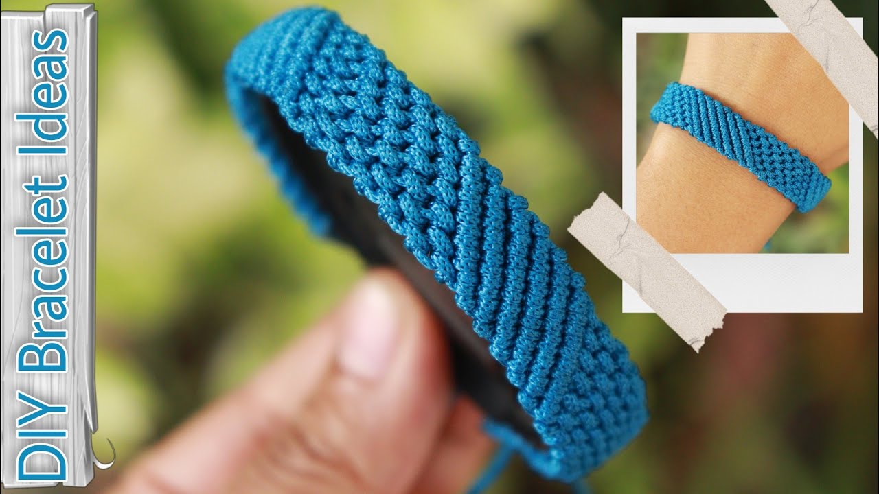 How To Make Macrame Bracelets | DIY | Handmade Jewellery Ideas | Thread ...