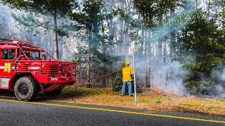 Pre Arrival Brush Fire New Jersey State Forrest Fire Brick, New Jersey 4/3/23