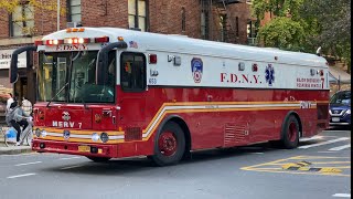 ⁴ᴷ New York City Fire Department  ***MAJOR EMERGENCY RESPONSE VEHICLE*** RESPONDING