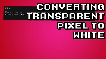 Transforming Transparent Pixels into White for Stunning Visuals