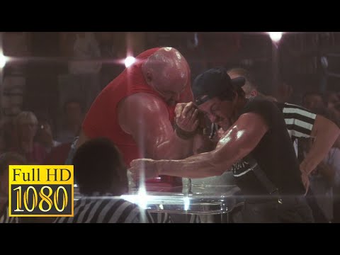The final of the World Arm Wrestling Championship: Sylvester Stallone vs Bull Hurley / Over The Top