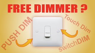 Discover the FREE LED Dimmer Switch - SwitchDIM, TouchDIM, PushDIM by eFIXX 9,121 views 1 month ago 4 minutes, 38 seconds