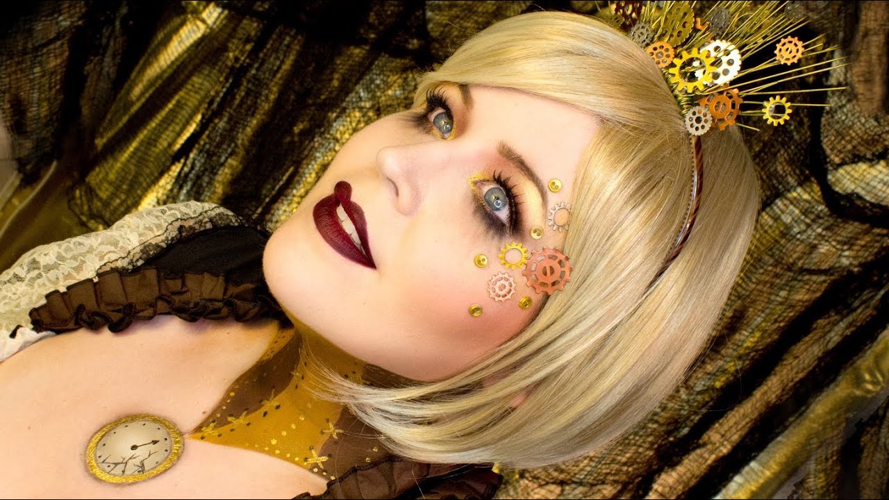 Steampunk Cinderella Halloween Makeup Tutorial YouTube