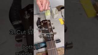 *Save this for future reference* How to Restring an Acoustic Guitar #GuitarTube