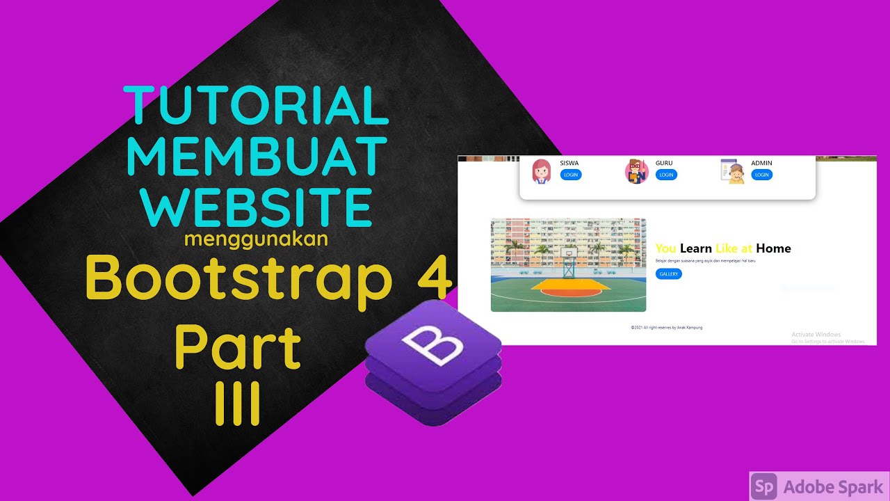 Tutorial Membuat Website menggunakan Bootstrap 4 Part III - YouTube