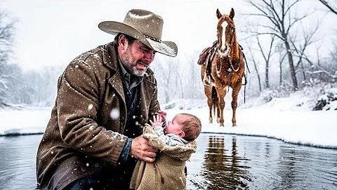 They Threw a Baby Into an Icy Creek — Until a Cowboy Heard Her Whisper ‘Mama…