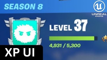Unreal Engine 5 - XP System Part 2 : XP Bar UI