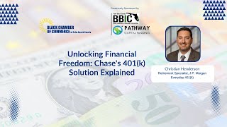 Everyday 401(k): Empowering Small Businesses and Individuals CHASE BANK | Wednesday Wisdom Session