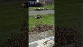 A big yard used to take hours.