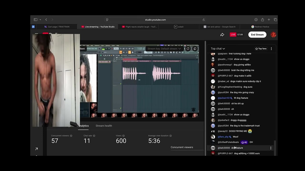 Matt proxy plays unreleased song on stream and crashout on his dog