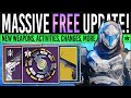 Destiny 2: HUGE MAY UPDATE PREVIEW! Free CONTENT, New Vendor, Weapons, Quest Loot, Sandbox &amp; EoF