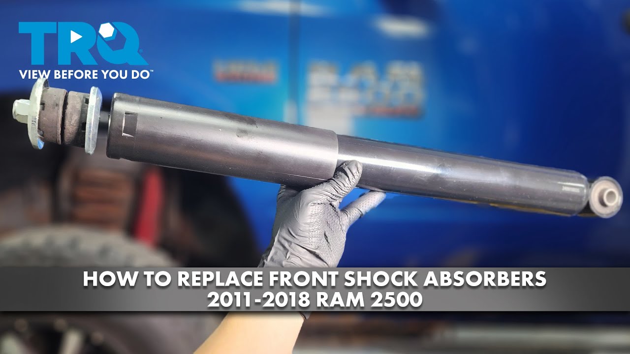 How to Replace Front Shock Absorbers 2011-2018 Ram 2500 - YouTube