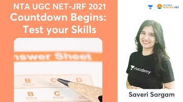 Countdown Begins: Test your Skills | Economics | NTA UGC NET-JRF 2021| Saveri Sargam
