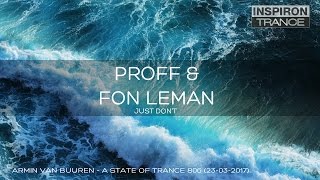 PROFF & Fon Leman - Just Don't