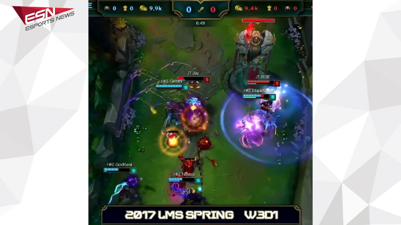 【HKE精華】楓之雪配合Gemini，下路塔下強取首殺！