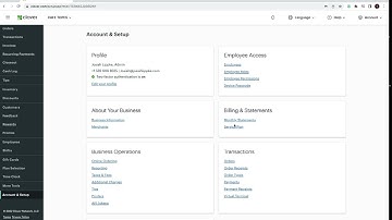Clover POS. Step by step on how to pull your merchant statement