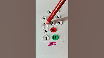 Vẽ một đường nối số từ 1 đến 12 #drawing #line #maths #quiz #shorts