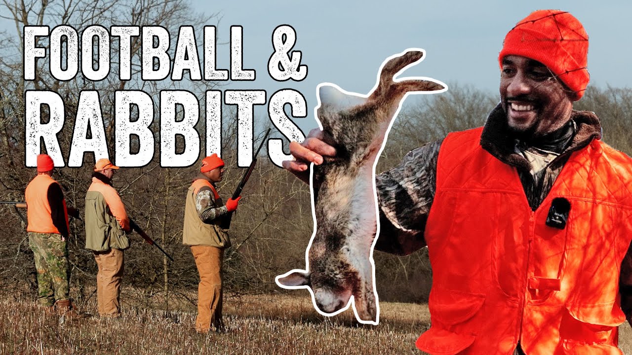Football Rabbit Handling Rabbit Hunting with Former NFL Players! - YouTube