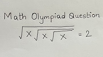 A Chinese Math Olympiad Question | You should know this trick!