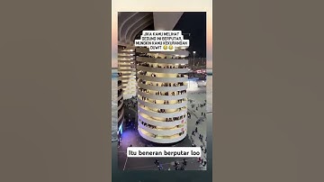 Gedung Ini Beneran Berputar! Kamu Nggak Lagi Halusinasi#ilusioptik #shorts