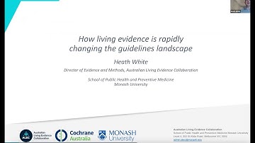 How living evidence is rapidly changing the guidelines landscape