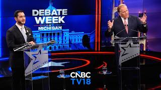 Abdul El-Sayed vs Mike Rogers LIVE Debate: Michigan Senate Debate | Grand Rapids | US Midterms |N18G