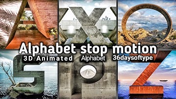 Animated Alphabet, 36days_of_type New collection.A-Z,0-9 || NH motion #animation #36daysoftype_1