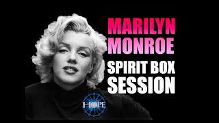 Spirit Box Session For Marilyn Monroe. One Of The Most Intense Sessions Ive Ever Done