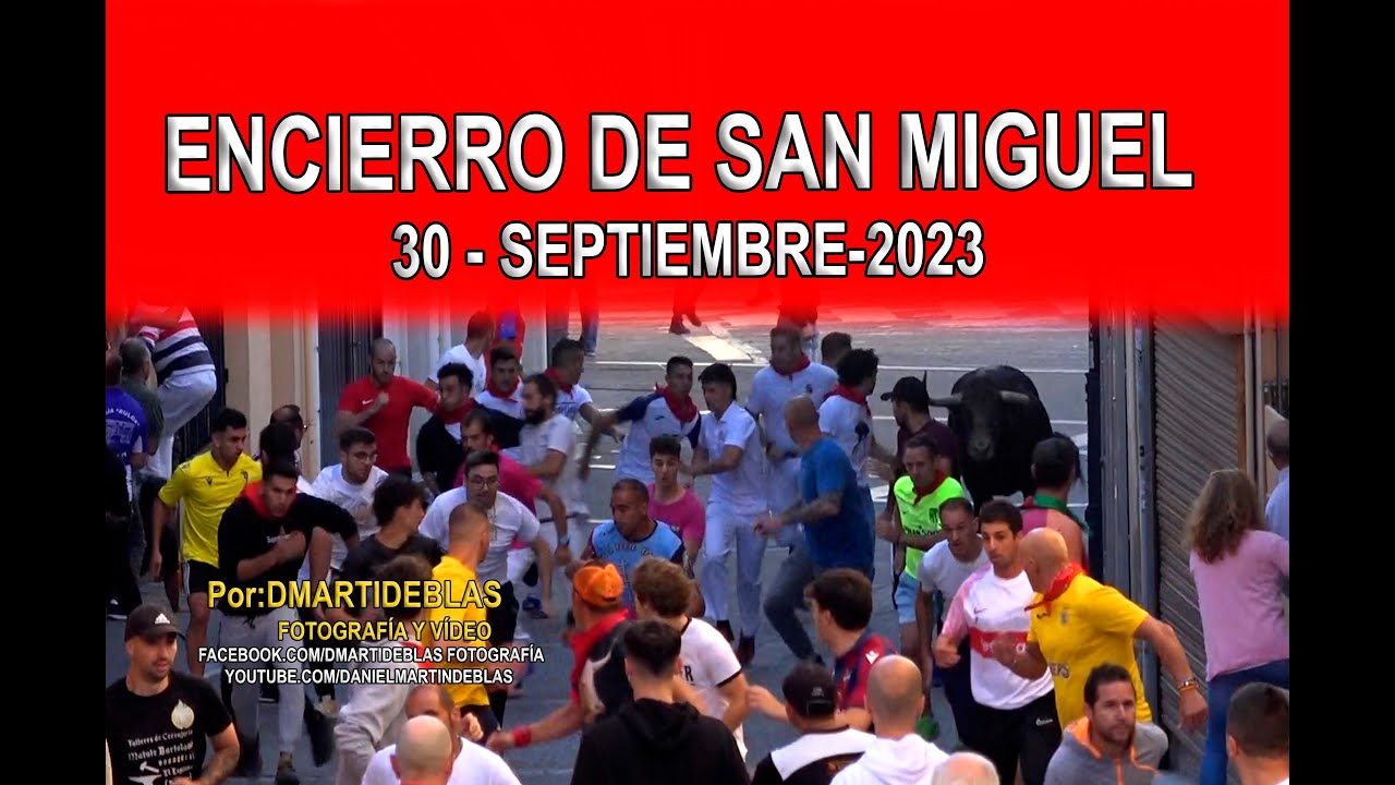 ENCIERRO DE SAN MIGUEL, Completo, Cuéllar 2023