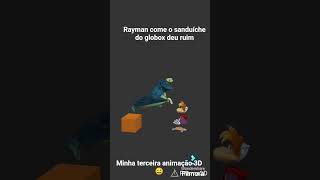 Rayman come sanduíche do Globox e da ruim