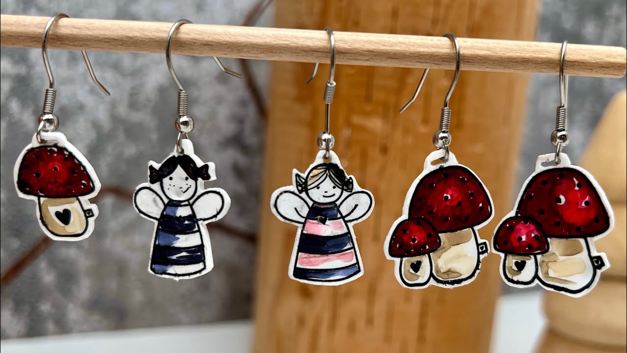 Anleitung Schrumpffolie bemalen Copics