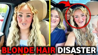 Mikayla Nogueira’s BLONDE Reveal BACKFIRES | Her Hairstylist Did Her DIRTY