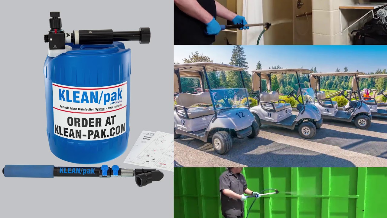KLEAN/pak Mass Disinfection System