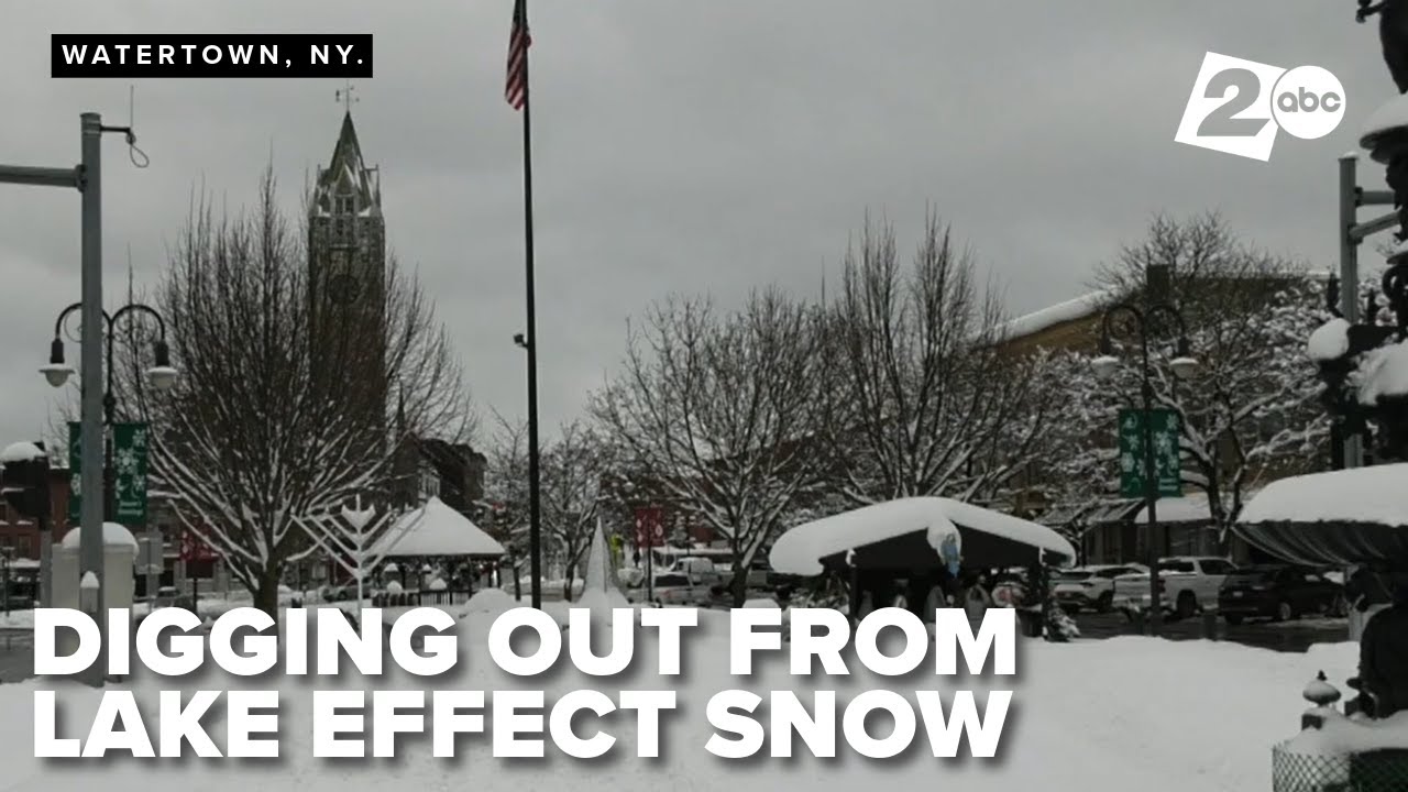 Upstate New York residents begin digging out from feet of lake effect ...