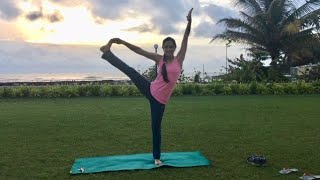 Tara Sharmas Special Yoga On International Yoga Day