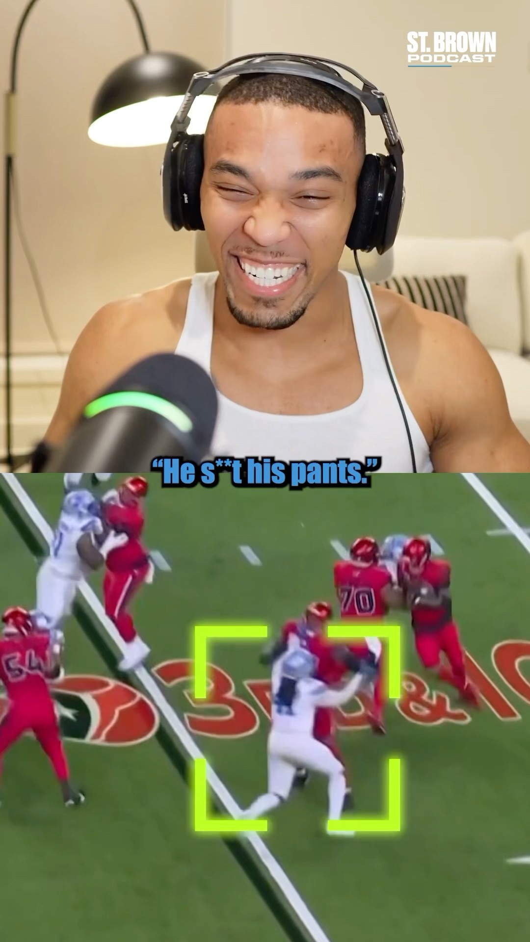Did James Houston poop his pants in the Lions’ win over the Texans?