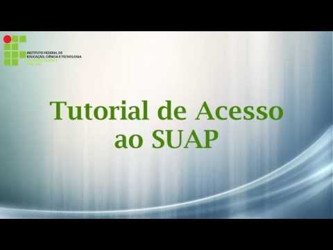 Tutorial de Acesso  - SUAP 1