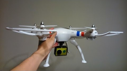 Syma X8C with Xiaomi Yi Action Camera with Footage