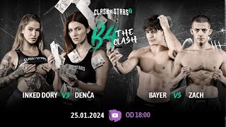 🔴 B4THECLASH: Inked Dory ⚔️ Denča 🅰️ Bayer ⚔️ Zach (live)