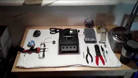 How not to install an Xeno mod chip. In a GameCube.