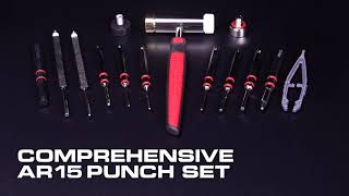 Accu-Punch Hammer And Ar15 Pin Punch Set
