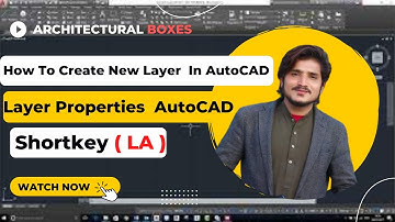 How To Create New Layer In AutoCAD | Layer Properties AutoCAD |Shortkey Layer LA |AutoCAD Tutorials