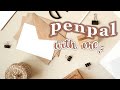 penpal with me | aesthetic penpal letter | leaf theme penpal