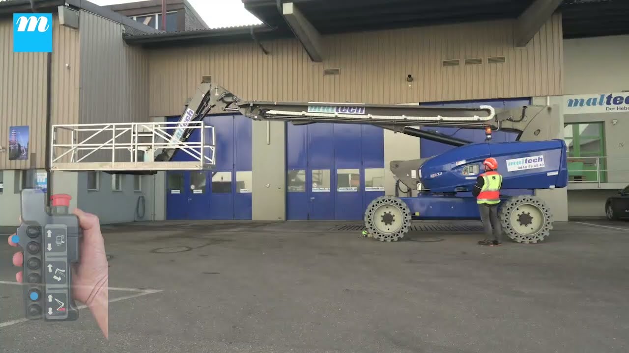 Manitou 280 TJ K4 Arbeitskorb verstauen