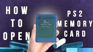 How to Open a PS2 Memory Card