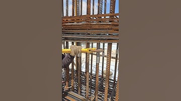 Coupler connection for column rebar #shorts #construction #building #civilengineering