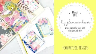 The Planner Society | DIY Planner Decor | Interactive Mini Pockets