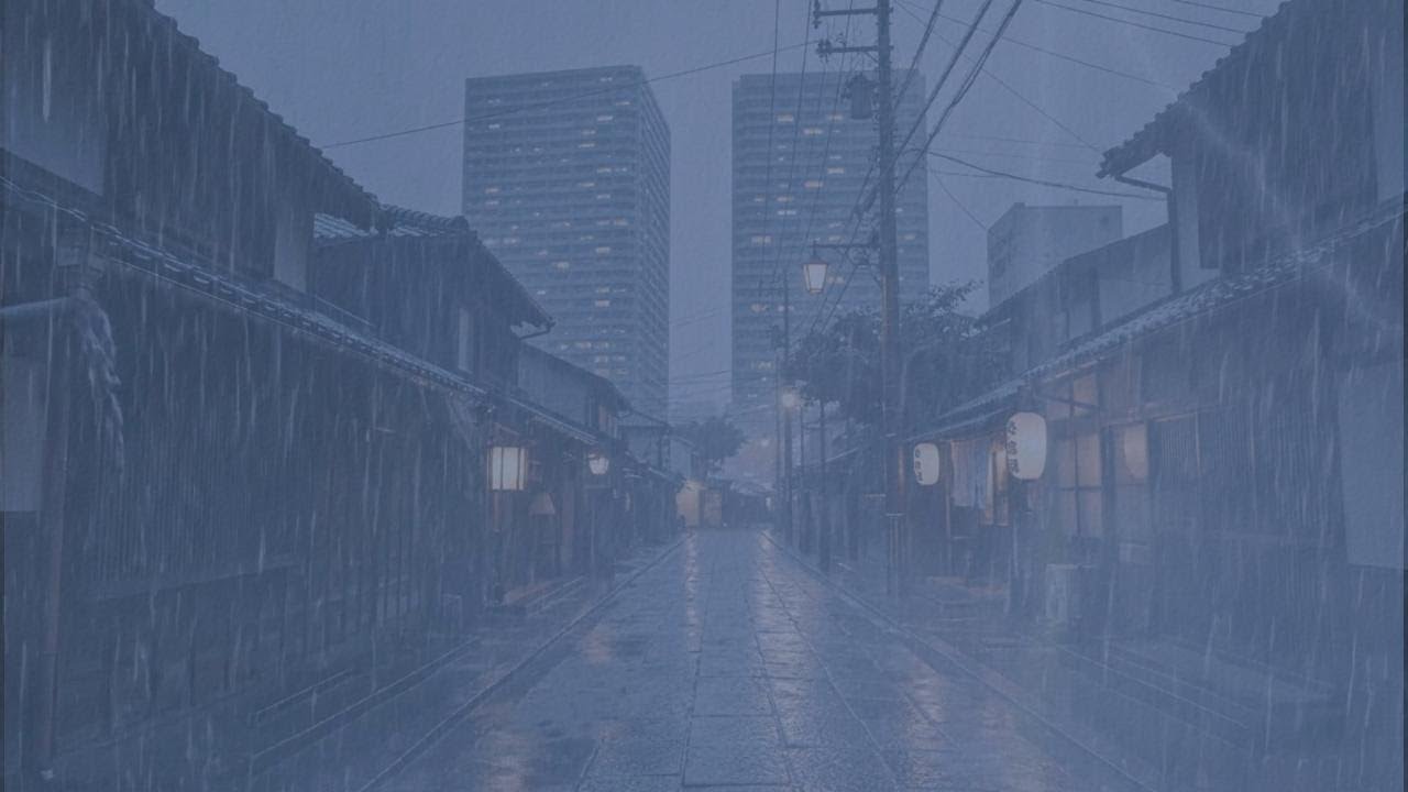 🌧️Ultra-Calming Heavy Rain in a Cozy Night for Instant Deep Sleep & Full Mind Relaxation ASMR 😴